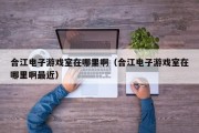 合江电子游戏室在哪里啊（合江电子游戏室在哪里啊最近）
