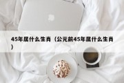 45年属什么生肖（公元前45年属什么生肖）