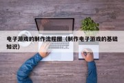 电子游戏的制作流程图（制作电子游戏的基础知识）
