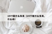 1977属什么生肖（1977属什么生肖,什么命）